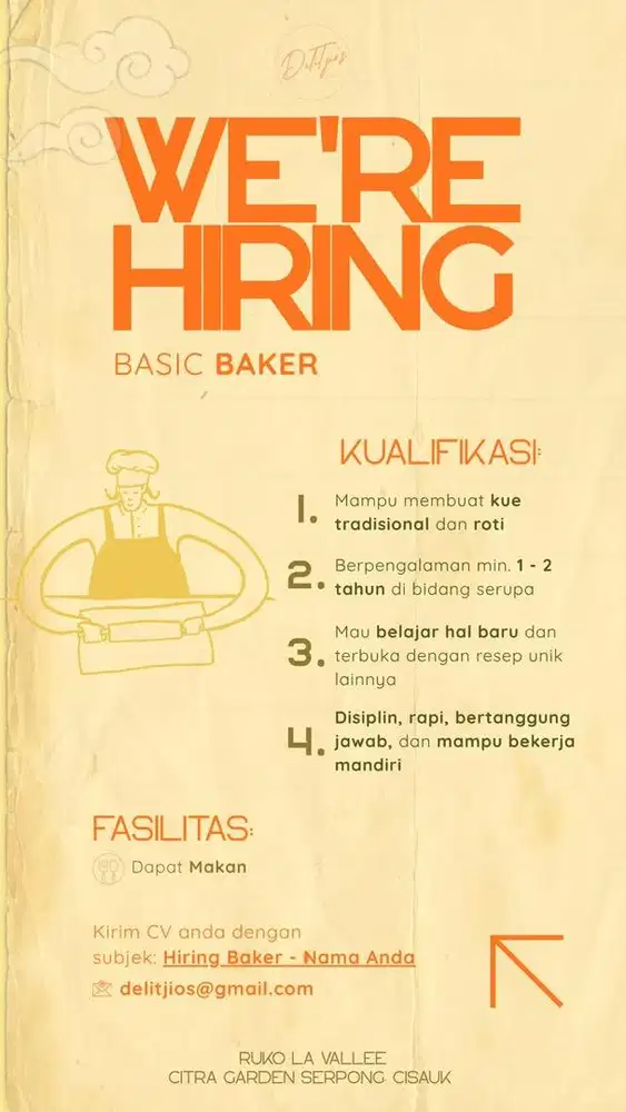 Lowongan Kerja - Baker