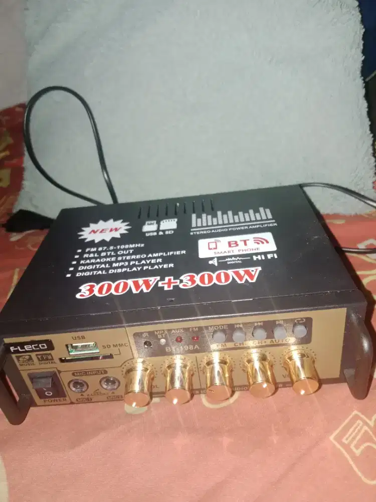 Amplifier bluetooth siap pakai