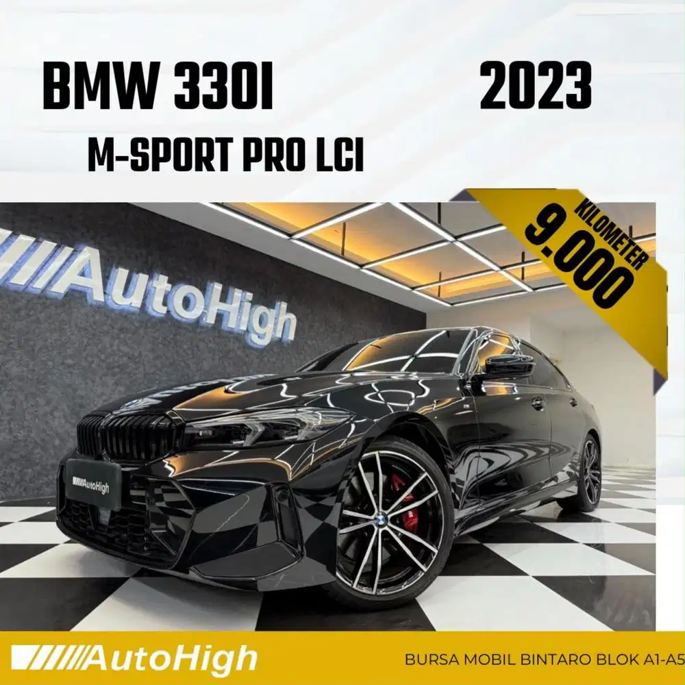 DP10% [Km9.000] 330i M-Sport 2023 Black Reg 2025 #AUTOHIGH