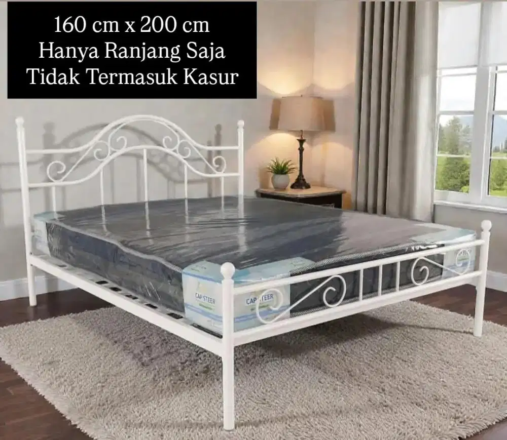 Divan Ranjang Besi Ukuran 160 x 200