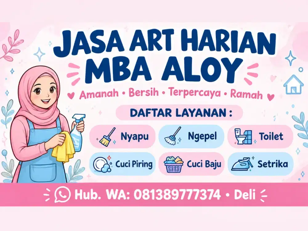 Jasa asisten rumah tangga (ART)
