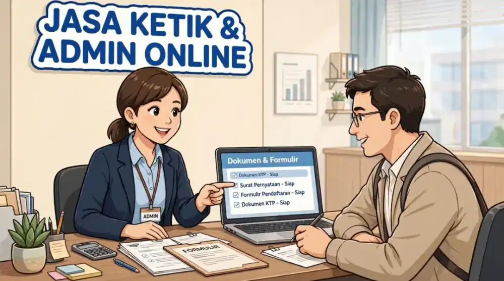 Pendamping Jasa Ketik Formulir Admin Online