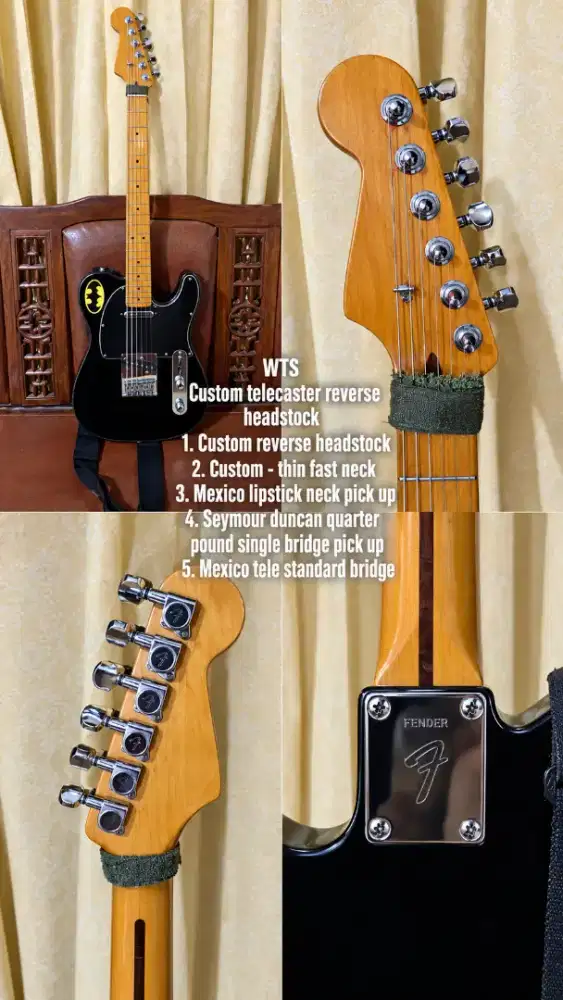 For sale - Custom Parcaster Tele Guitar