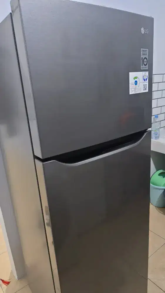Kulkas 2 Pintu LG GNB 215 SQMT 220 Liter Smart Inverter Garansi 10 Th