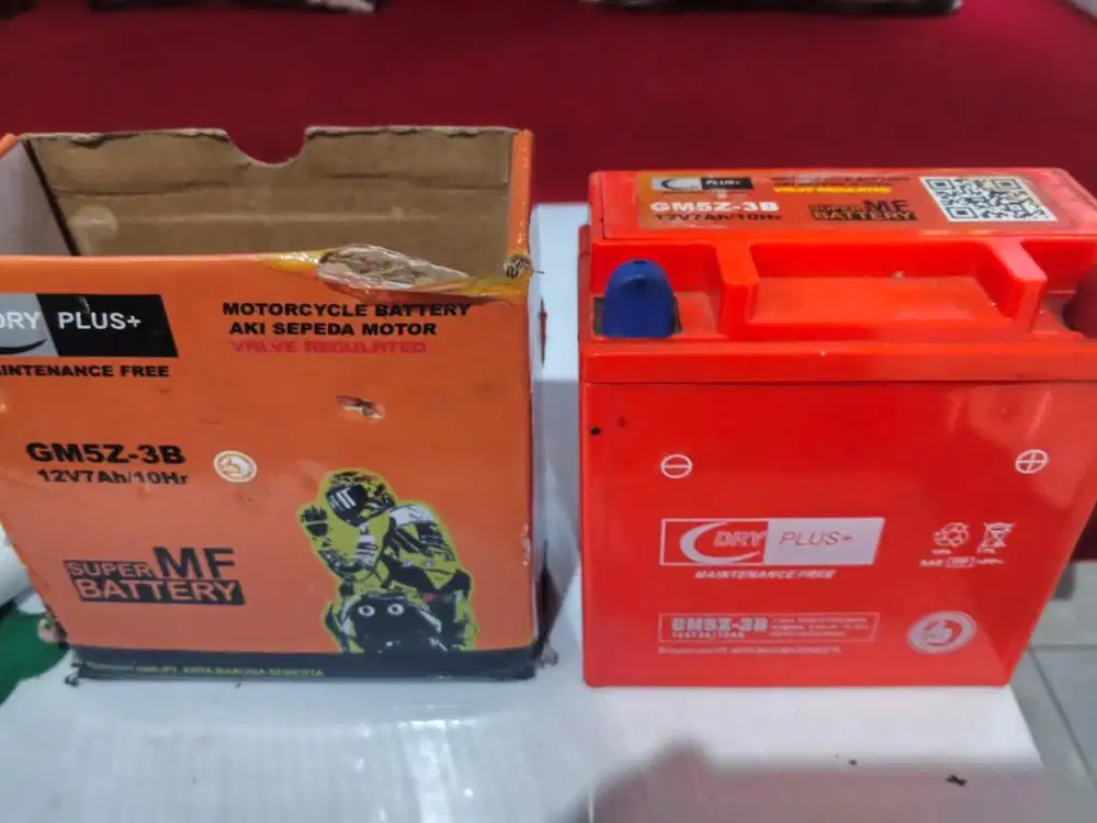 Aki motor Tipe Dry Plus