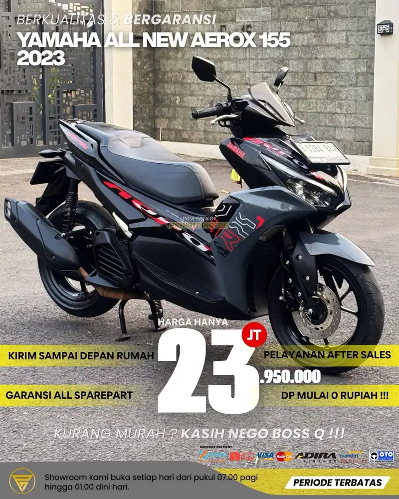 YAMAHA ALL NEW AEROX 155 2023 !!!