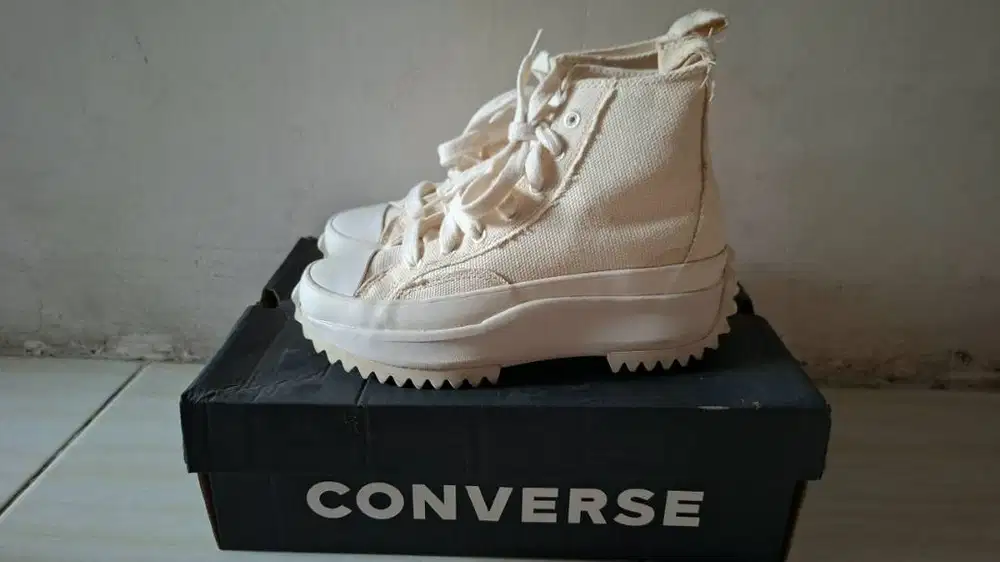 Converse Star Hike Platform Raw Edge Women Size 37