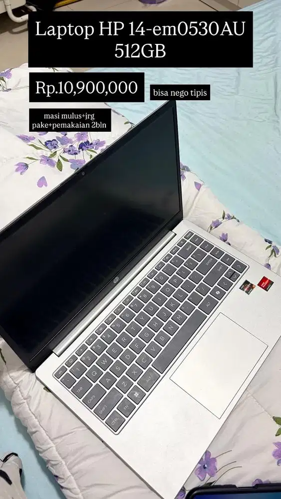 LAPTOP HP 14-EM0530au 14 (mulus like new)