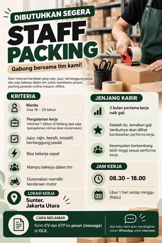 Packer onlineshope