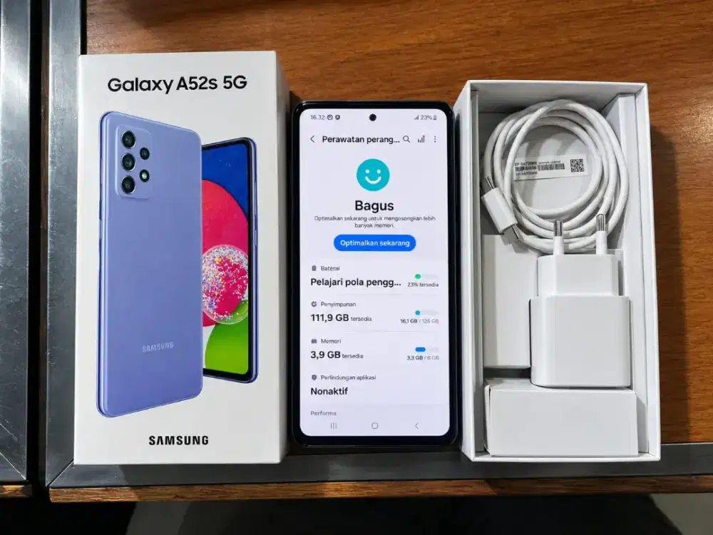 Samsung A52s 5g 8+8/128gb fullset original