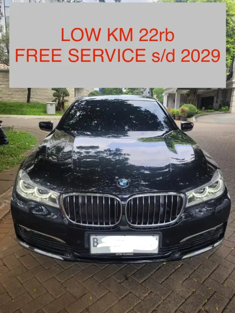 BMW 730li 2019 Low KM 22rb, full original, istimewa