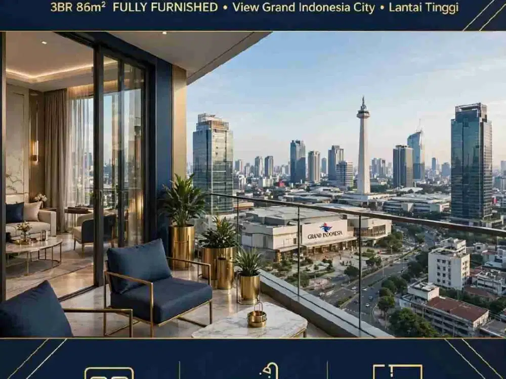 SALE APARTMENT DI COSMO MANSIO THAMRIN CITY. JAKARTA PUSAT
