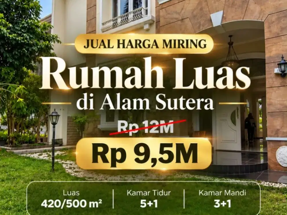 JUAL CEPAT !!! HARGA MIRING SUTERA MAGNOLIA - ALAM SUTERA