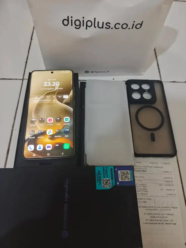 MOTOROLA SIGNATURE mulus 100% pemakaian 1 Bulan (12 / 256)