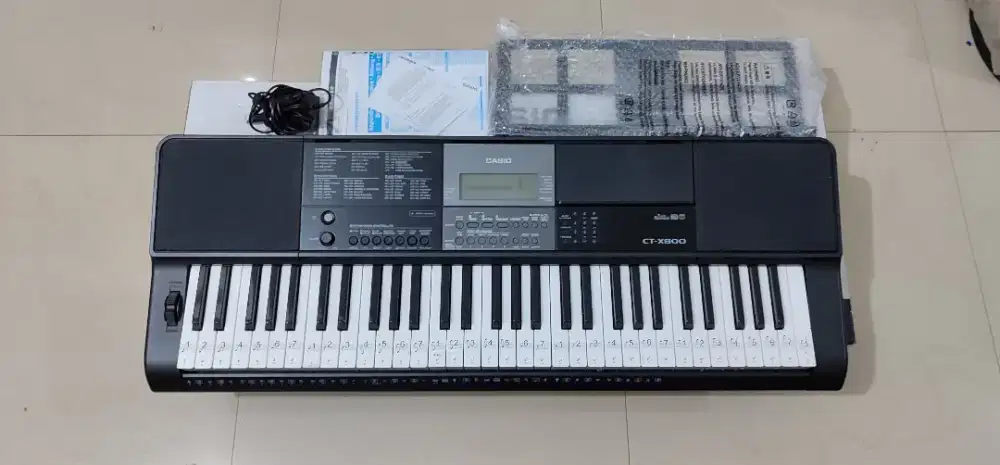 Casio CTX800 bekas lengkap