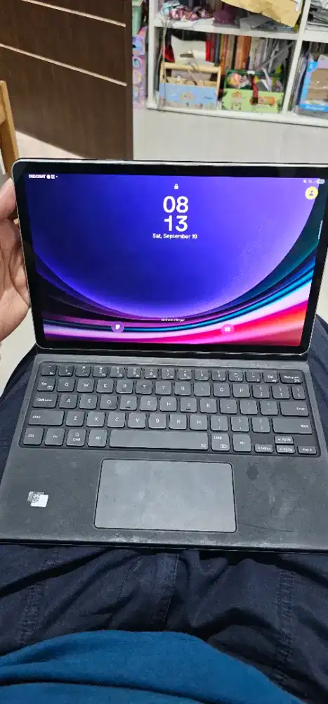 Samsung Galaxy Tab S9 5G – MULUS, JARANG PAKAI, BONUS KEYBOARD CASE