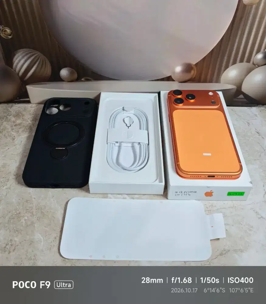 Iphone 17 pro max 256gb garansi ibox oktober 2027