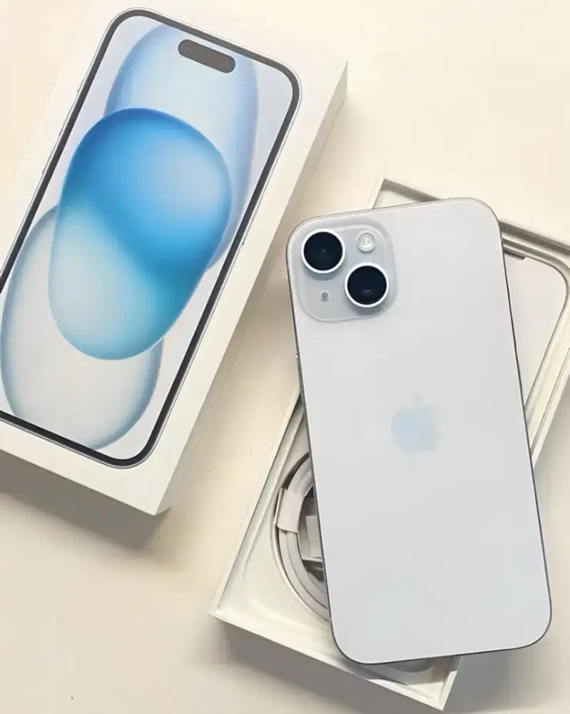 Iphone 15 128GB Muluuss fullset Ex Ibox Bisa tt
