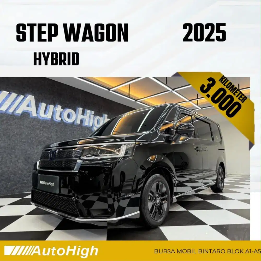 DP10% [Km3.000] Step Wagon 2025 Black / Stepwgn Reg 2026 #AUTOHIGH