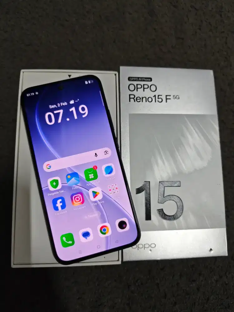 Oppo Reno 15F 8/128 5G Mulus Garansi Panjang