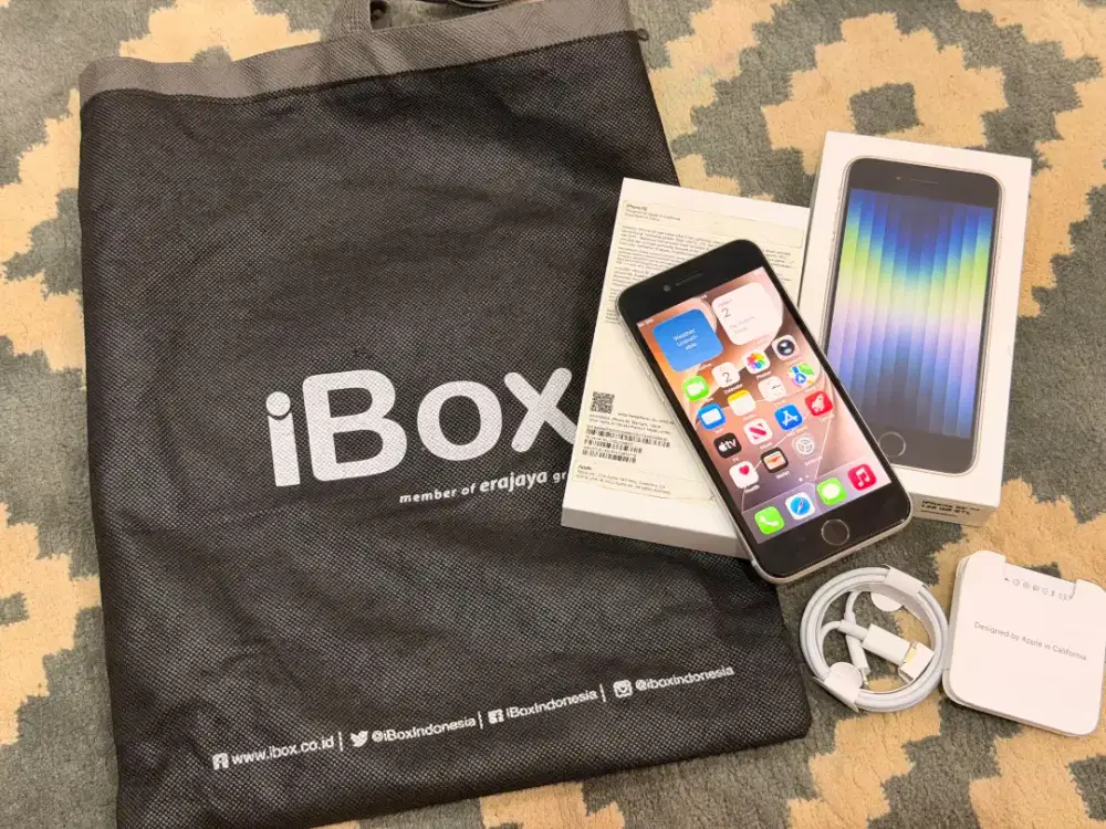 Iphone SE 3 IBOX 128GB LIKE NEW bisa TT