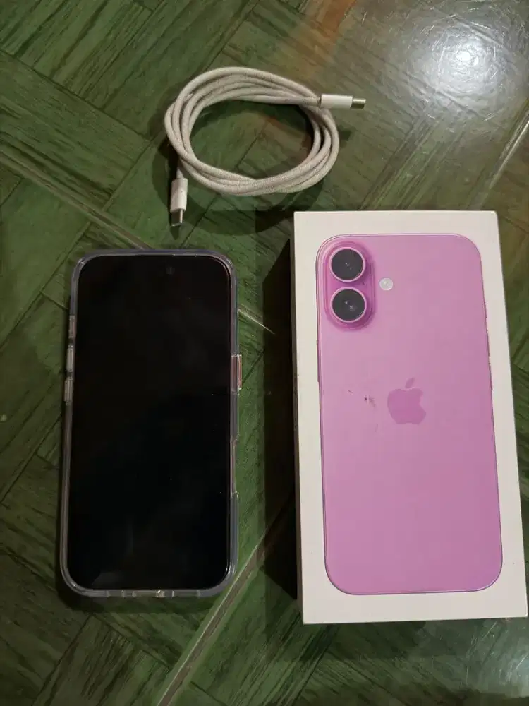 Iphone 16 Basic 128GB Ibox Fullset Mulus Like New