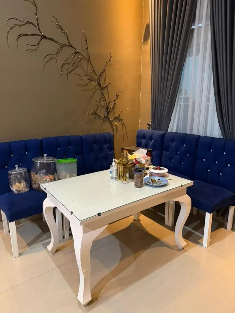 MEJA MAKAN TURKEY WARNA BIRU