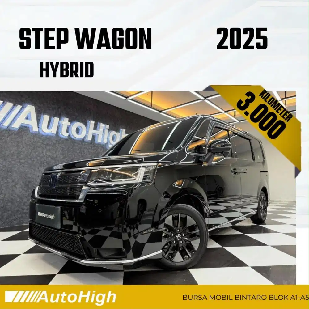 DP10% [Km3.000] Step Wagon 2025 Black / Stepwgn Reg 2026 #AUTOHIGH