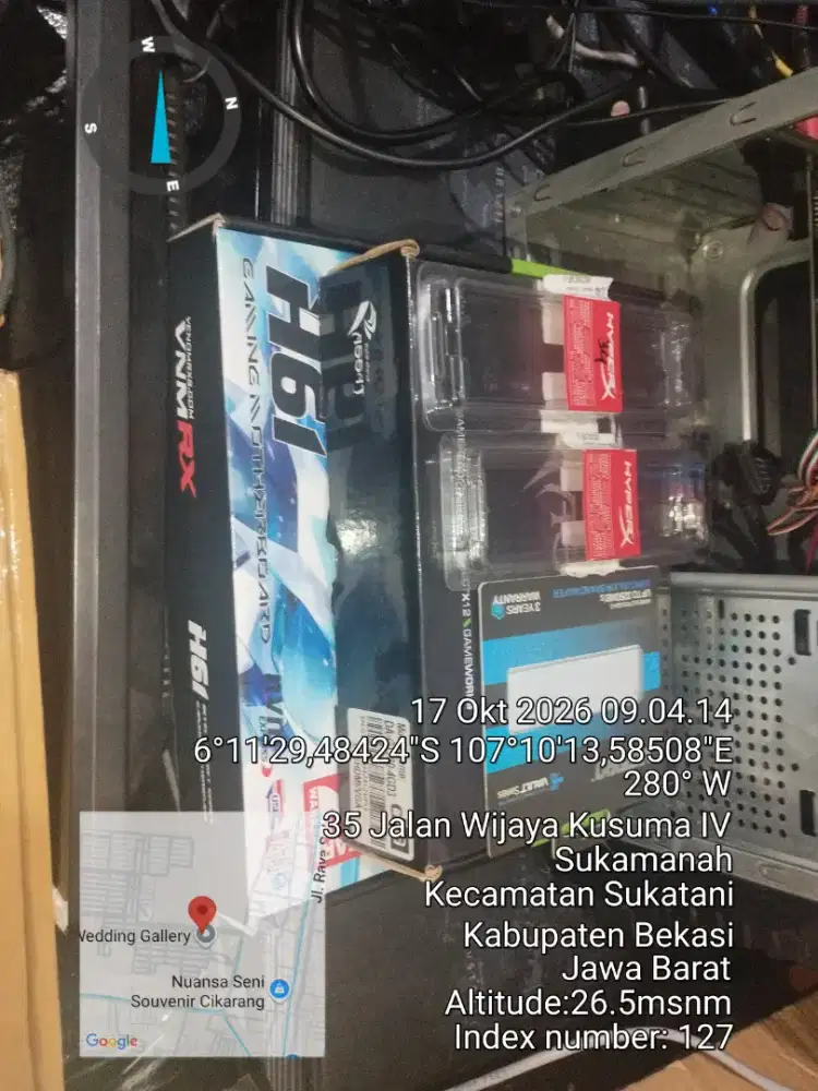 Mobo Venom RX H61, Intel Core I7, 8GB, NVME512GB, GPU GT730 4GB