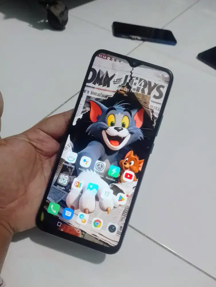 Vivo Y21A Jaringan 4G Ram 4+1/64 gb Full Layar Gedek Sehat.
