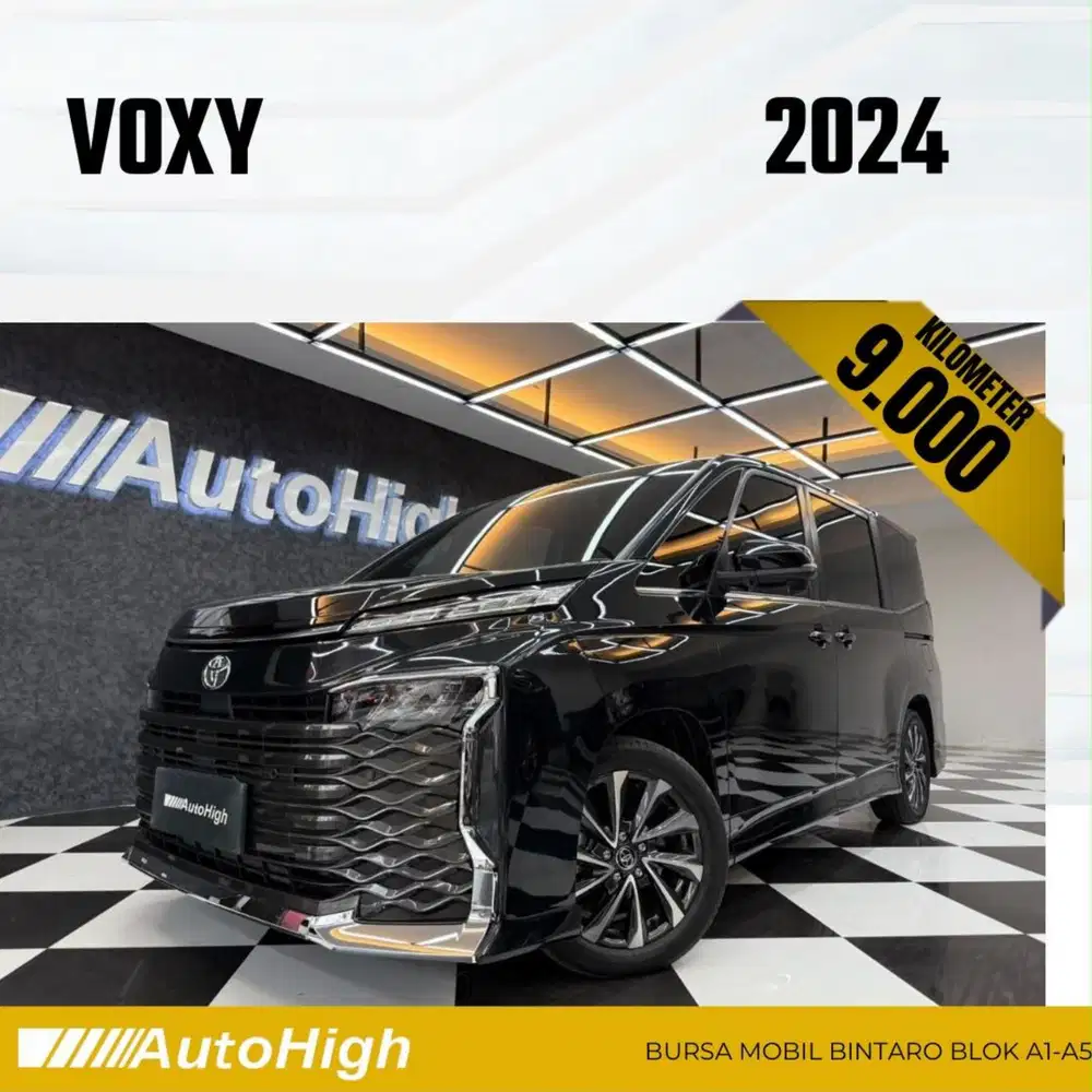 DP10% [Km9.000] Voxy 2024 Black Reg 2025 #AUTOHIGH