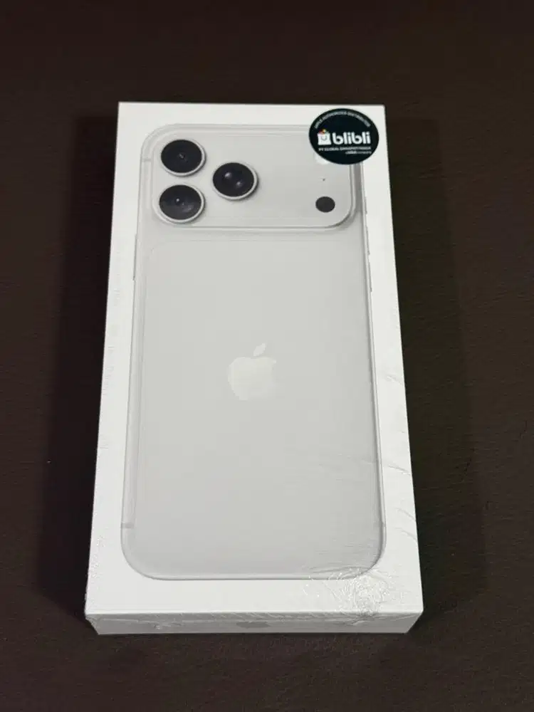 Iphone 18 promax 256gb silver garansi resmi new segel
