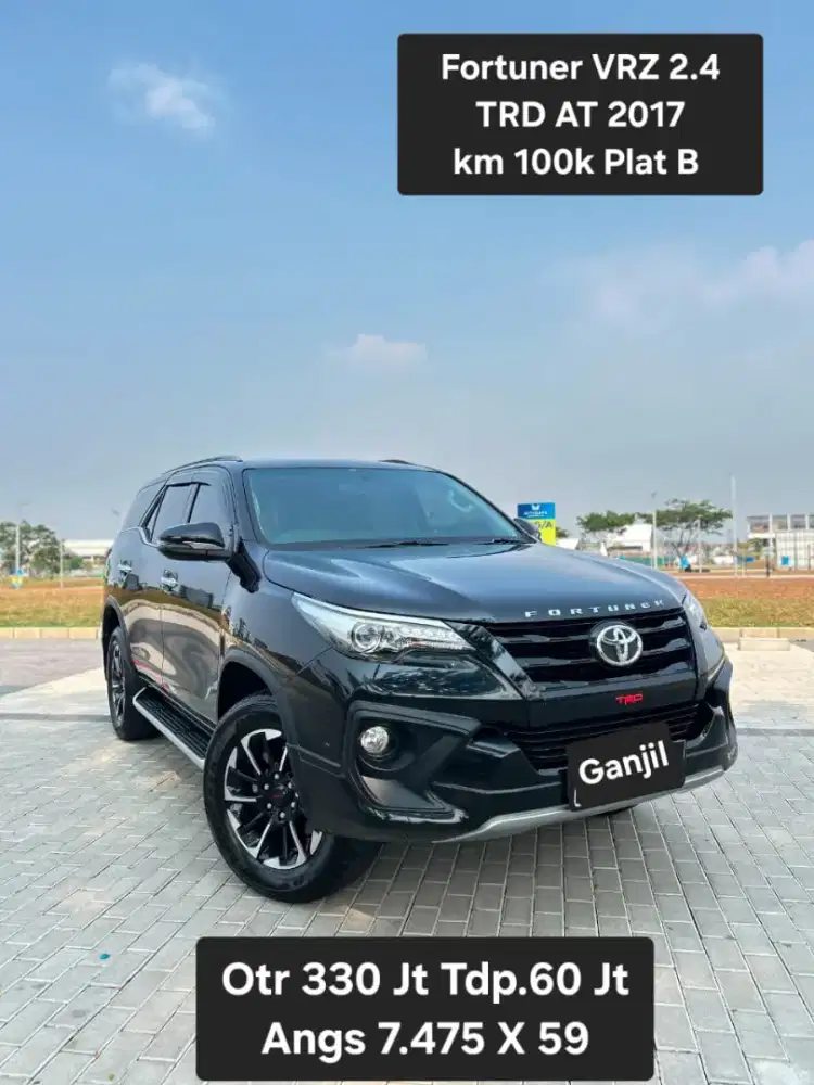 Fortuner VRZ 2.4 TRD AT 2017.TDP 20 JT