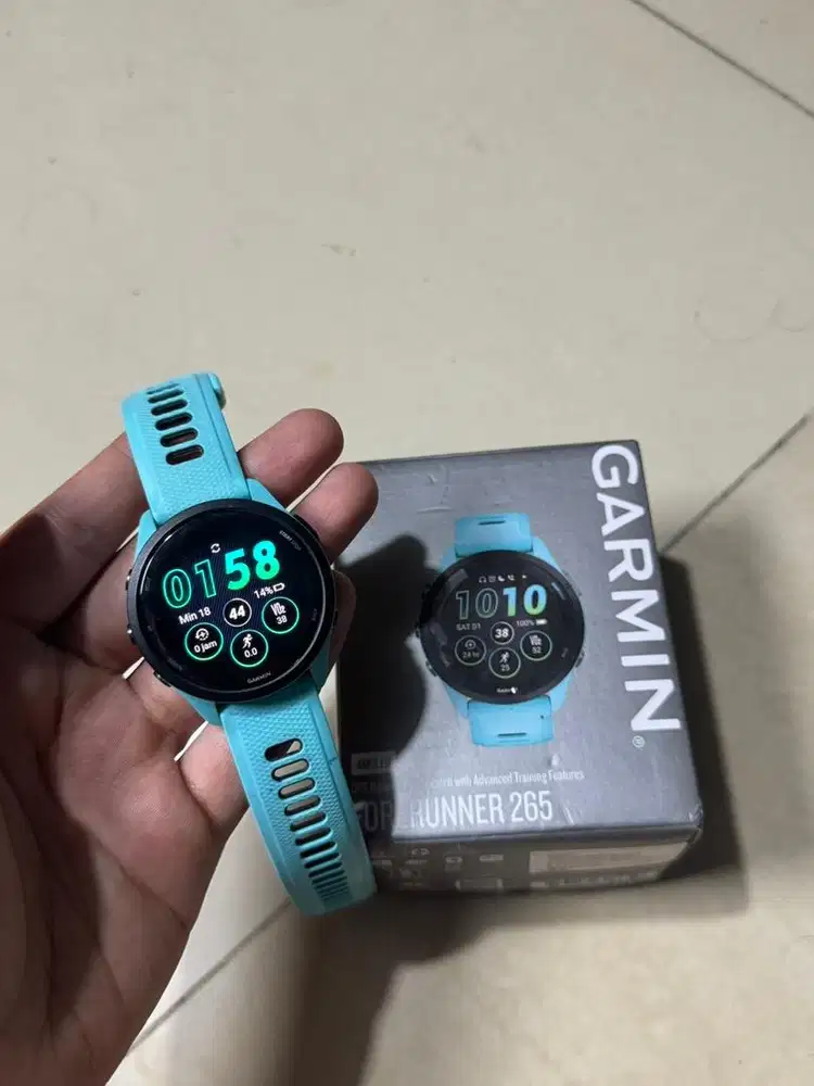 Garmin Forerunner 265 fullset original mulus