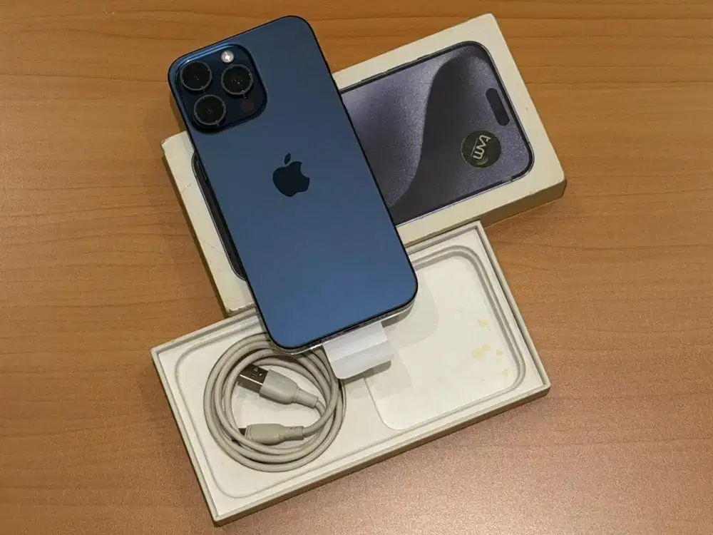 iPhone 15 Pro Max 256GB iBox BH80% Bawaan Original Bukan Suntikan