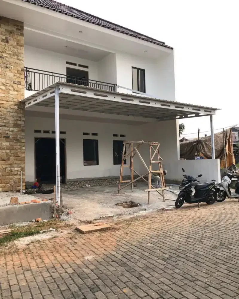 Kanopi teras rumah estetik