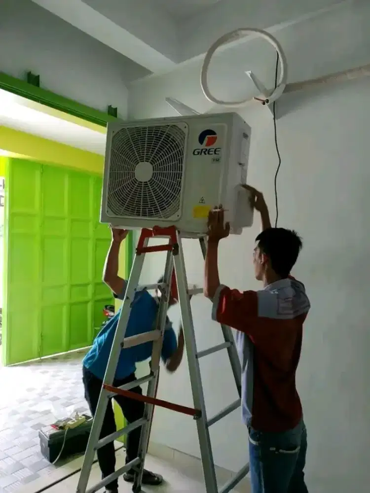 Service AC bongkar pasang AC kulkas pompa air