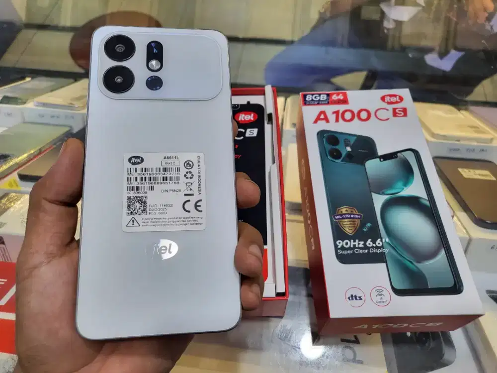 ITEL A100CS RAM 8/64GB GARANSI RESMI