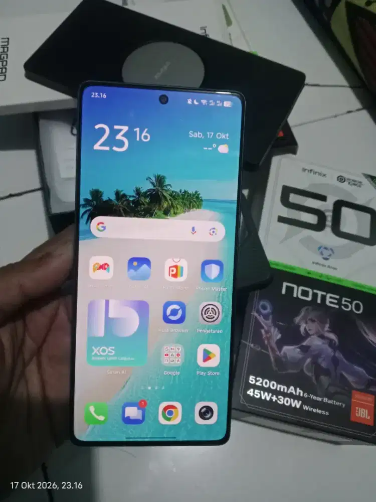 Infinix Note 50 mulus ram 8/256 lengkap fullset nominus dan wireles