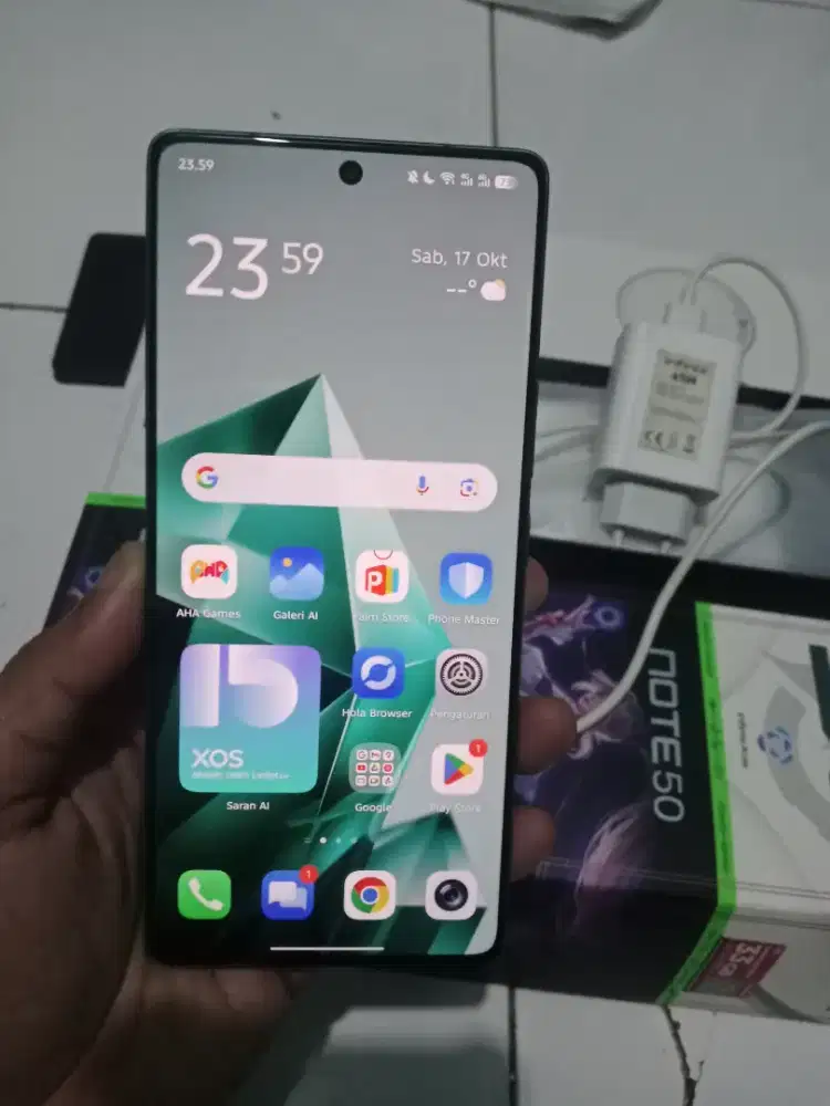 Infinix Note 50 ram 8/256 Nfc nominus fullset wireles ada mulus