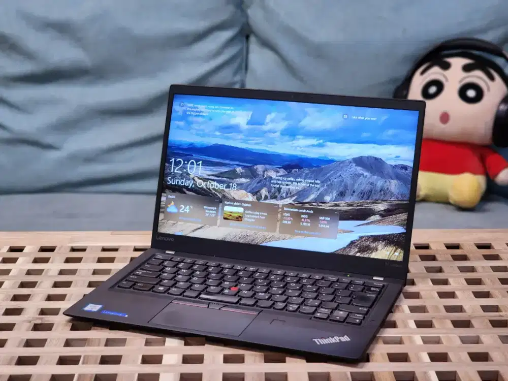Laptop Tertipis Lenovo X1 Carbon Core i5 8/256 Ringan Dibawa Mobilitas