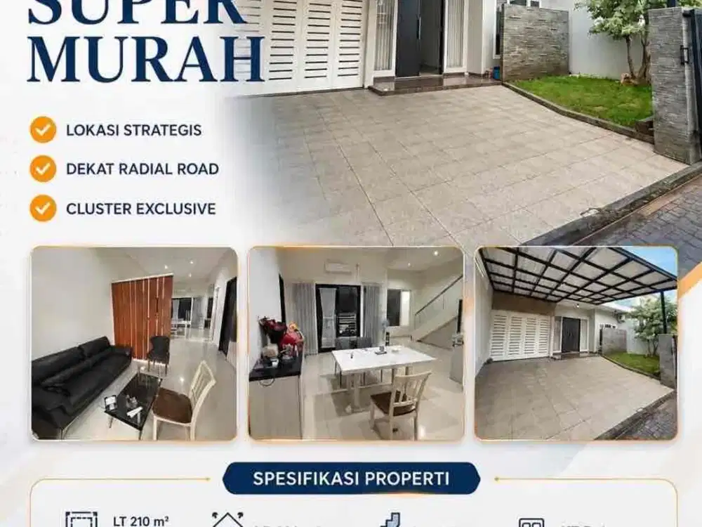 Dijual Rumah modern Minimalis International Village, Citraland Utama surabaya