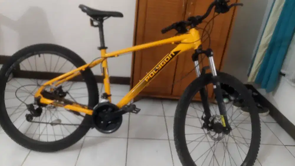 Sepeda Polygon (kuning)