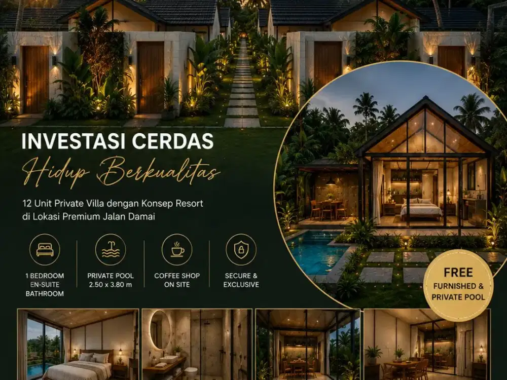 Investasi Villa Leasehold Jogja Mulai Rp420 Juta Dekat Palagan