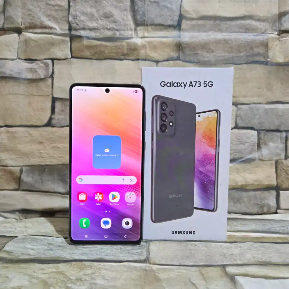 Samsung Galaxy A73 5G 8/256 Fulset segel mulus 98%,minus LCD Shadow