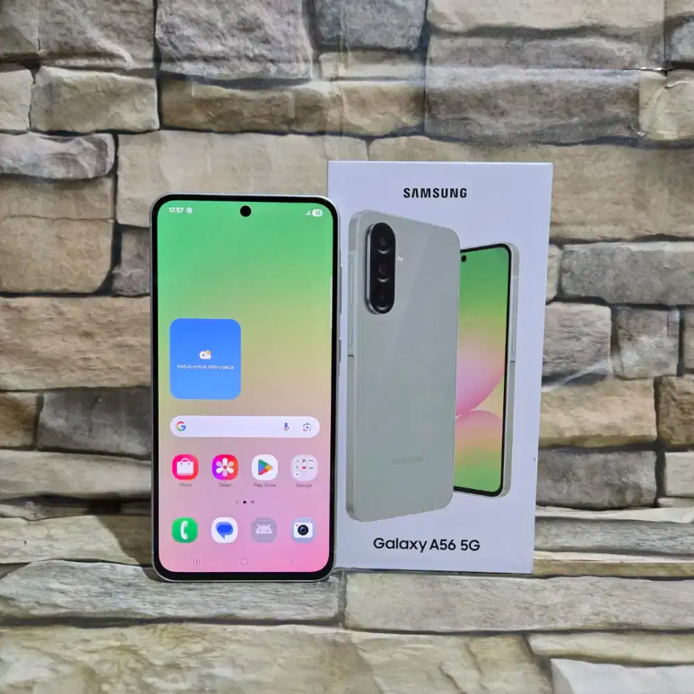 Samsung Galaxy A56 5G 12/256 Olive Fulset segel mulus 98% Garansi