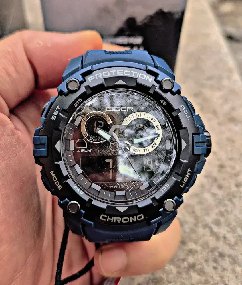 Jam Tangan EIGER Alverstone Navy Blue • 100% NEW ORIGINAL •