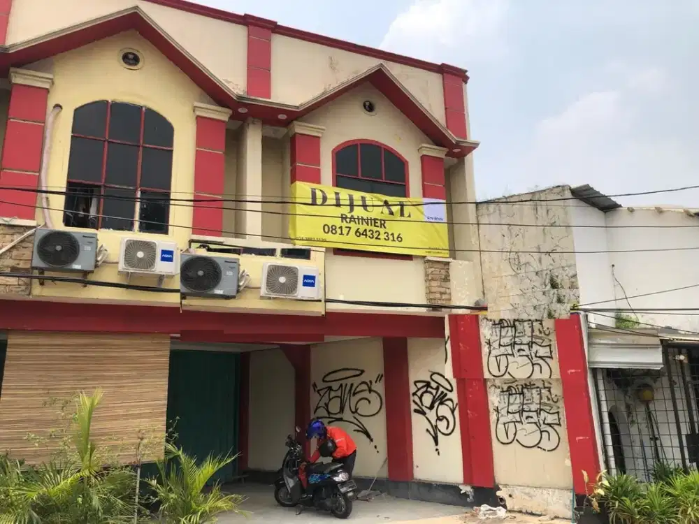 Dijual Ruko Gandeng 2 Lantai - Jalan Protokol Basuki Rahmat, Jakarta Timur
