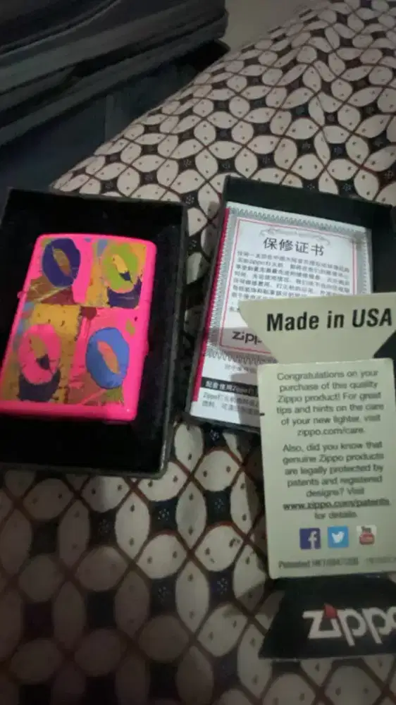 ZIPPO POP ART HOT LIPS ORIGINAL