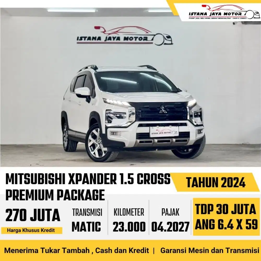 Mitsubishi Xpander Cross Premium Package 2024 Pajak Panjang